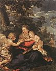 Pietro da Cortona Holy Family Resting on the Flight to Egypt painting